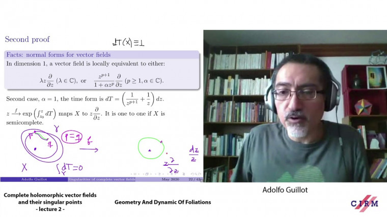 Complete holomorphic vector fields and their singular points - lecture 2