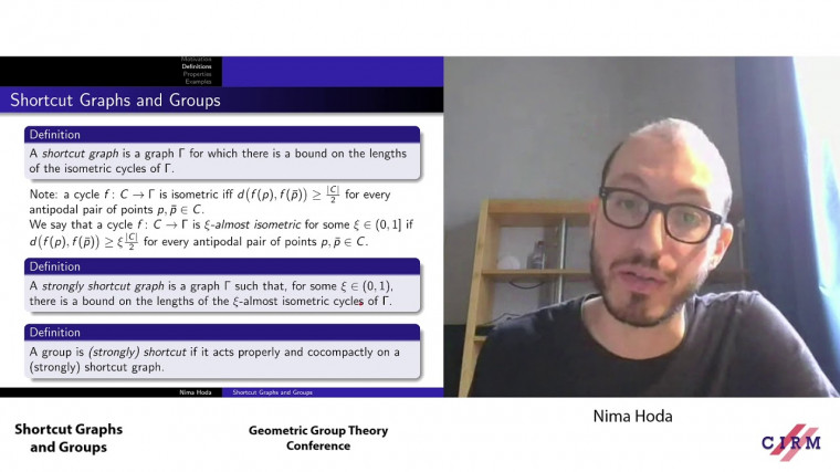 Shortcut graphs and groups