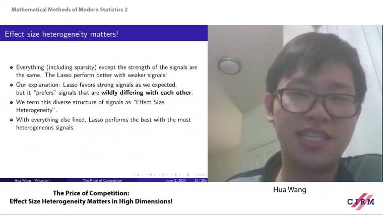 The price of competition: effect size heterogeneity matters in high dimensions!