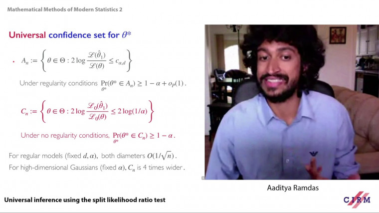 Universal inference using the split likelihood ratio test