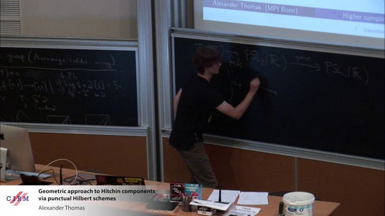 Geometric approach to Hitchin components via punctual Hilbert schemes