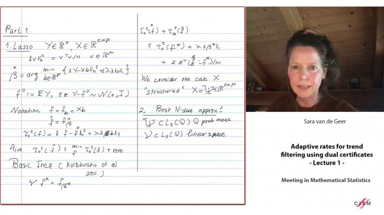 Adaptive rates for trend filtering using dual certificates - Lecture 1