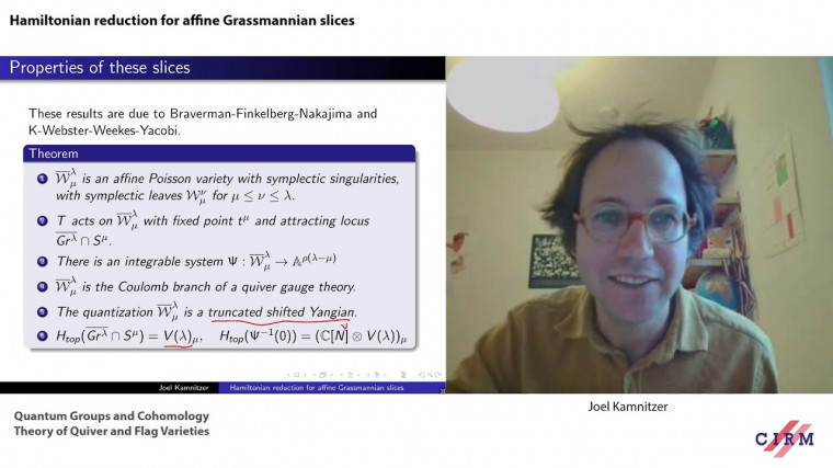 Hamiltonian reduction for affine Grassmannian slices