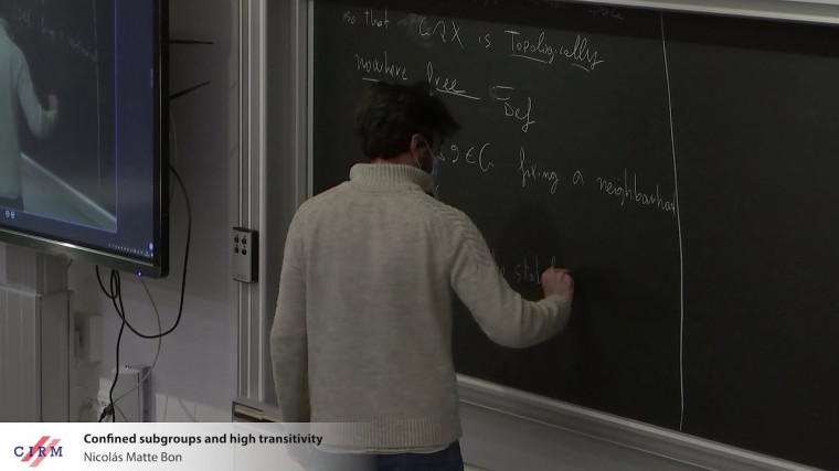Confined subgroups and high transitivity