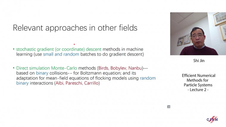 Efficient numerical methods for particle systems (part 2)