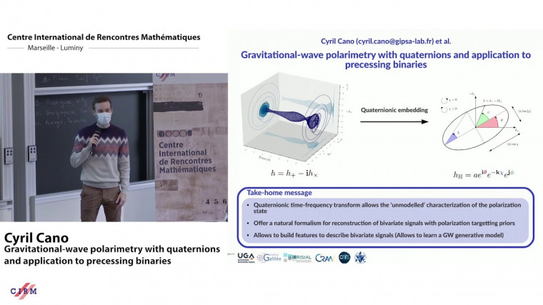 Teasing poster: mathematics, signal processing and learning