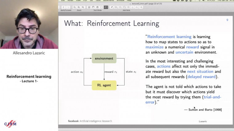 Reinforcement learning - lecture 1