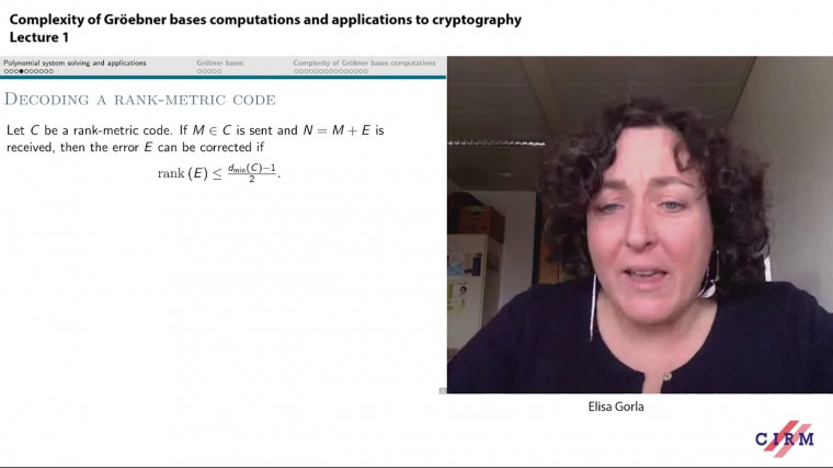 Complexity of Gröbner bases computations and applications to cryptography - lecture 1