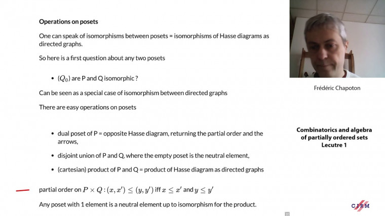 Combinatorics and algebra of partially ordered sets - lecture 1