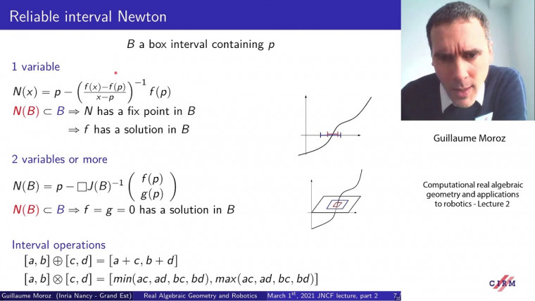 Computational real algebraic geometry and applications to robotics - lecture 2