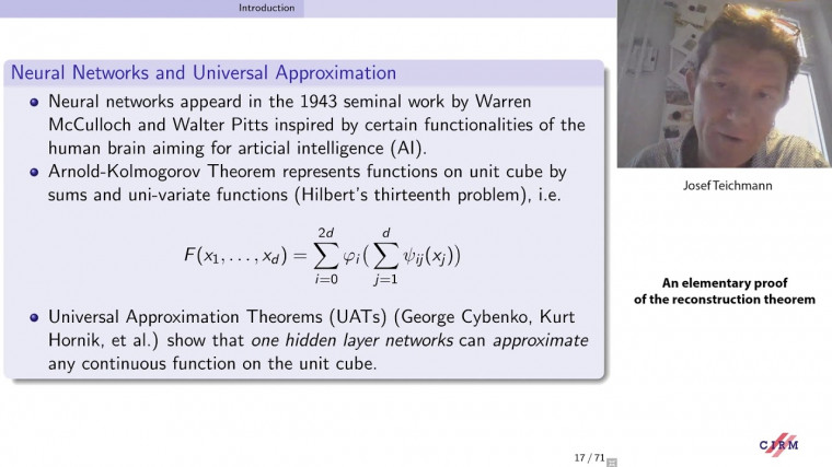 An elementary proof of the reconstruction theorem