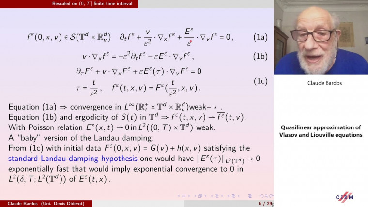 Quasilinear approximation of Vlasov and Liouville equations