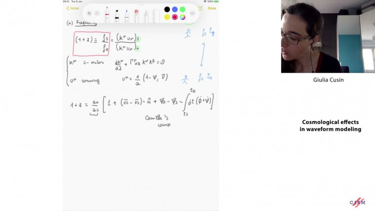 Cosmological effects in waveform modeling