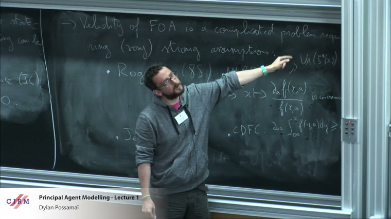 Principal Agent Modelling - lecture 1