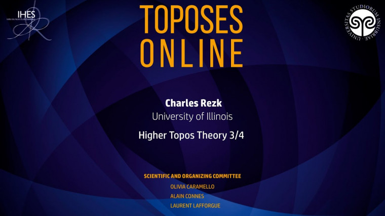 3/4 Higher Topos Theory