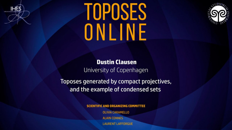 Toposes generated by compact projectives, and the example of condensed sets