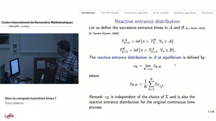 How to compute transition times?