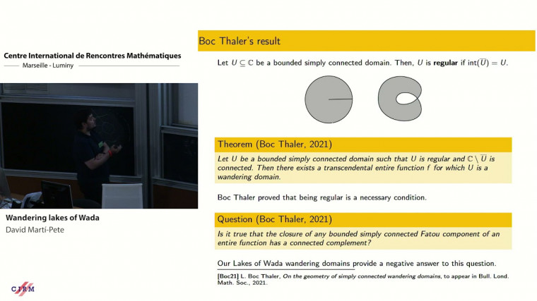 Wandering lakes of Wada