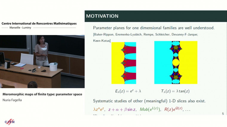 Meromorphic maps of finite type: parameter space