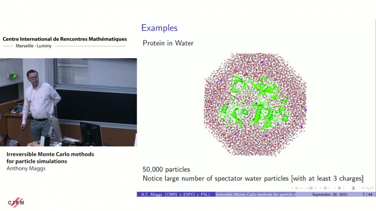 Irreversible Monte Carlo methods for particle simulations