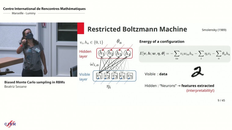 Biased Monte Carlo sampling in RBMs