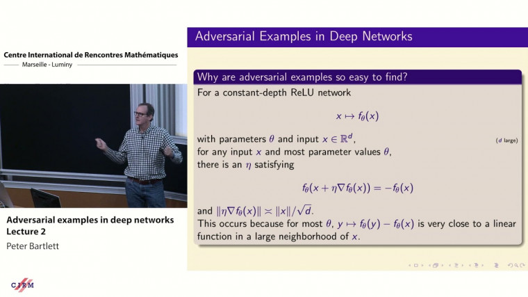 Adversarial examples in deep networks - Lecture 2