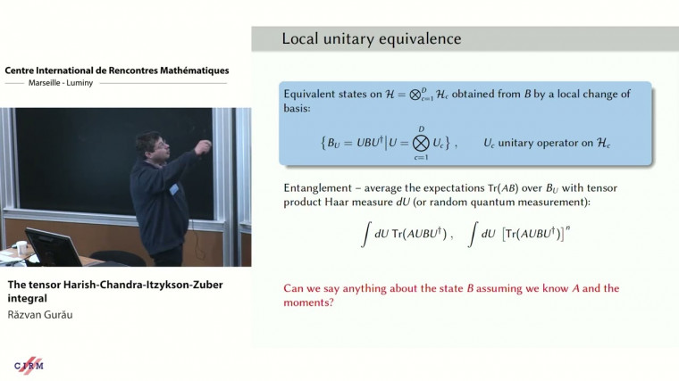 The tensor Harish-Chandra-Itzykson-Zuber integral