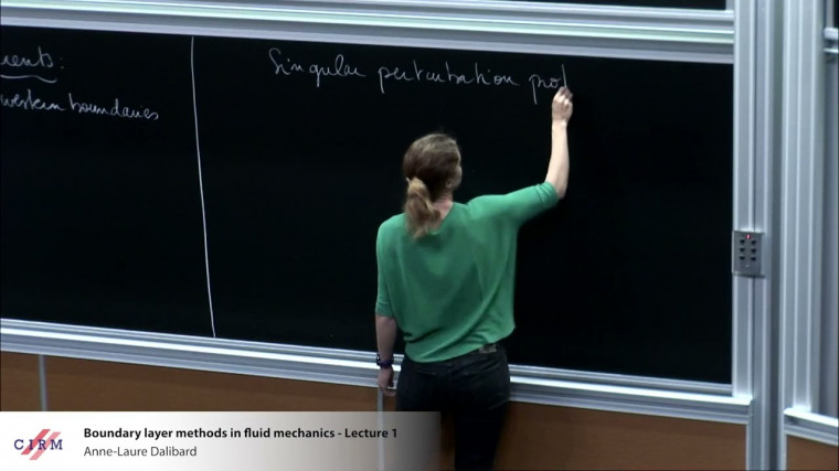 Boundary layer methods in fluid mechanics - Lecture 1
