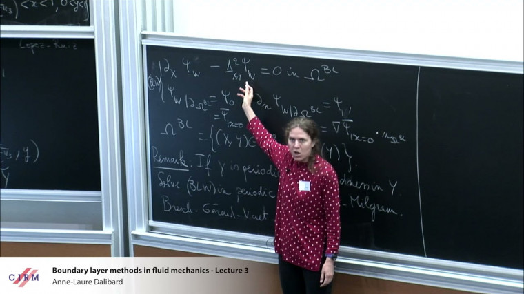 Boundary layer methods in fluid mechanics - Lecture 3