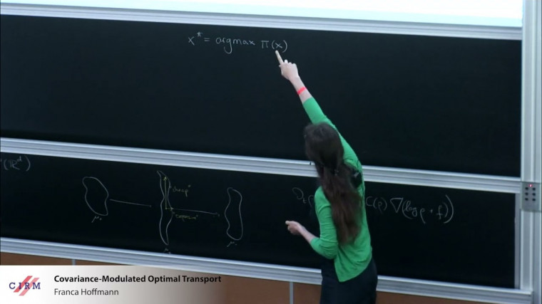 Covariance-modulated optimal transport