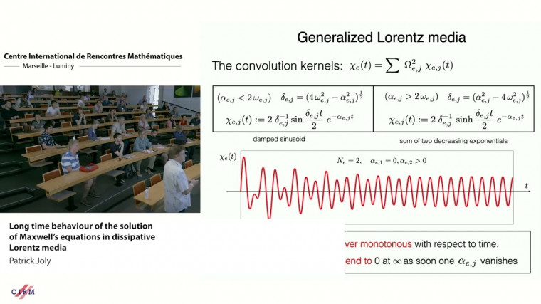 Long time behaviour of the solution of Maxwell's equations in dissipative Lorentz media
