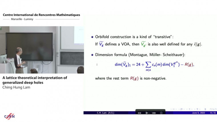 A lattice theoretical interpretation of generalized deep holes