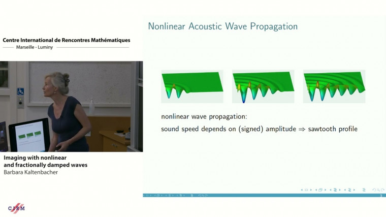 Imaging with nonlinear and fractionally damped waves