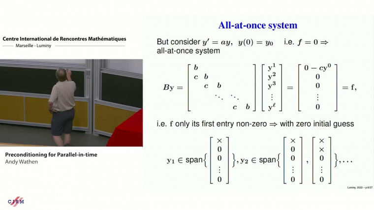 Preconditioning for parallel-in-time