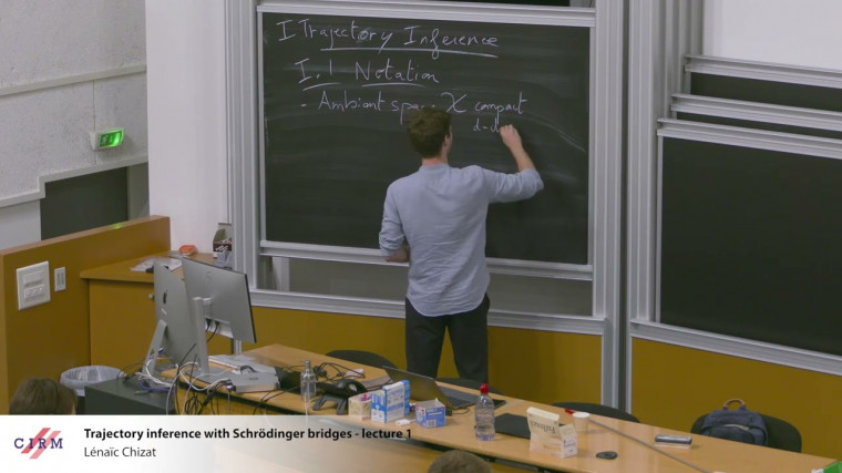 Trajectory inference with Schrödinger bridges - lecture 1