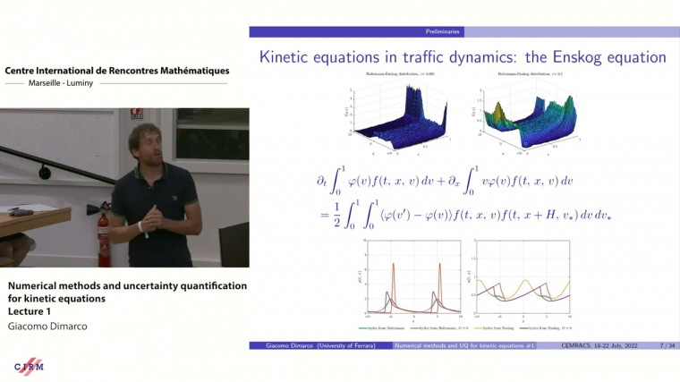 Numerical methods and uncertainty quantification for kinetic equations - lecture 1