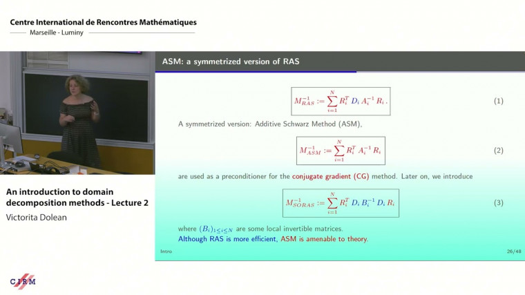 An introduction to domain decomposition method - Lecture 2