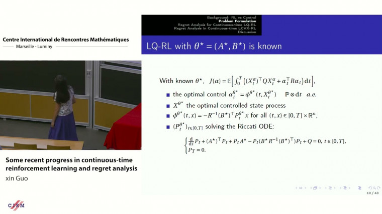 Some recent progress for continuous-time reinforcement learning and regret analysis