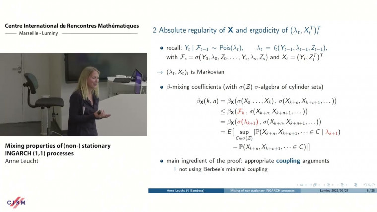 Mixing properties of non-stationary INGARCH(1,1) processes