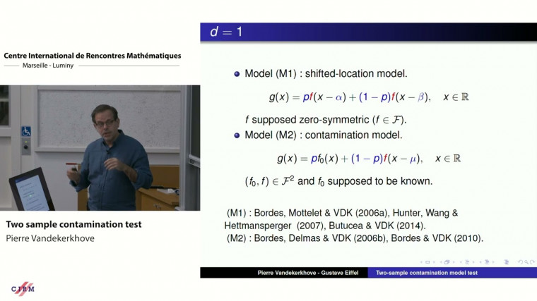 Two-sample contamination model test