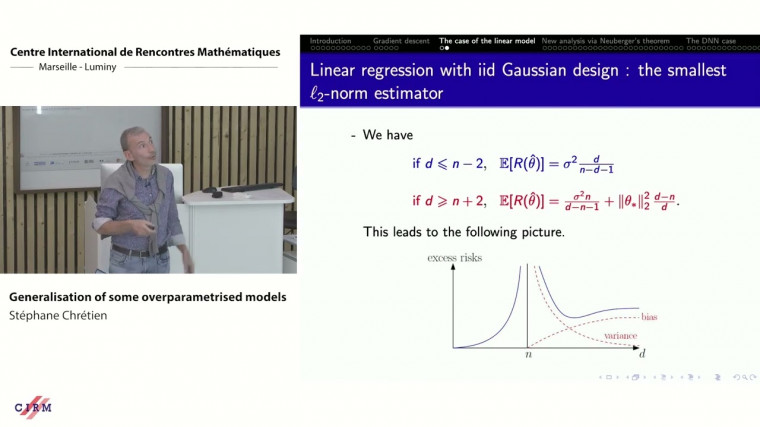 Generalisation of some overparametrised models