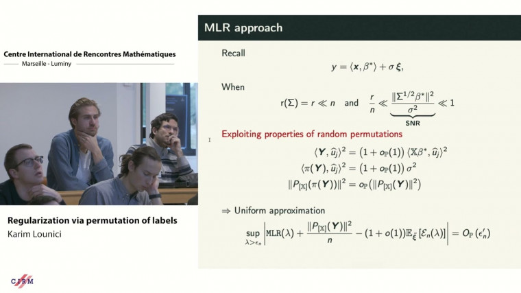 Regularization via permutation of labels - Lecture 1