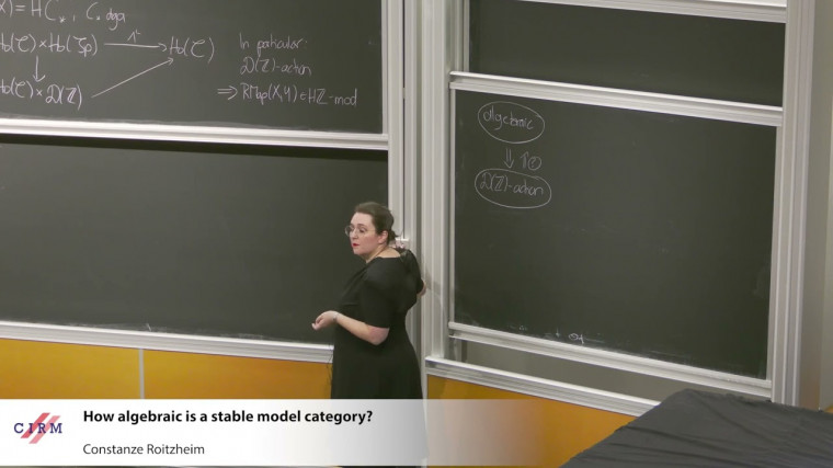 How algebraic is a stable model category?