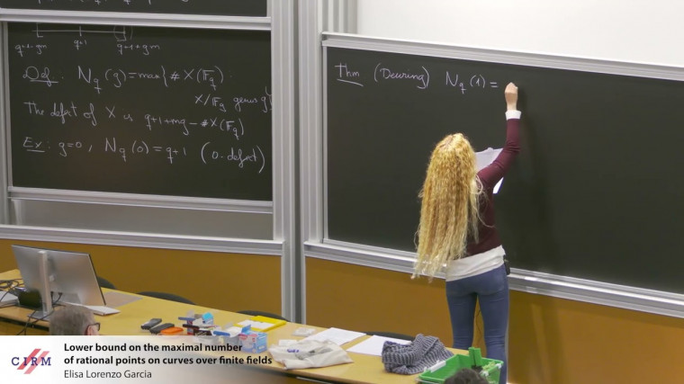 Lower bound on the maximal number of rational points on curves over finite fields