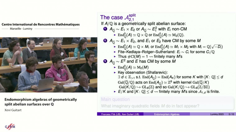 Endomorphism algebras of geometrically split abelian surfaces over Q