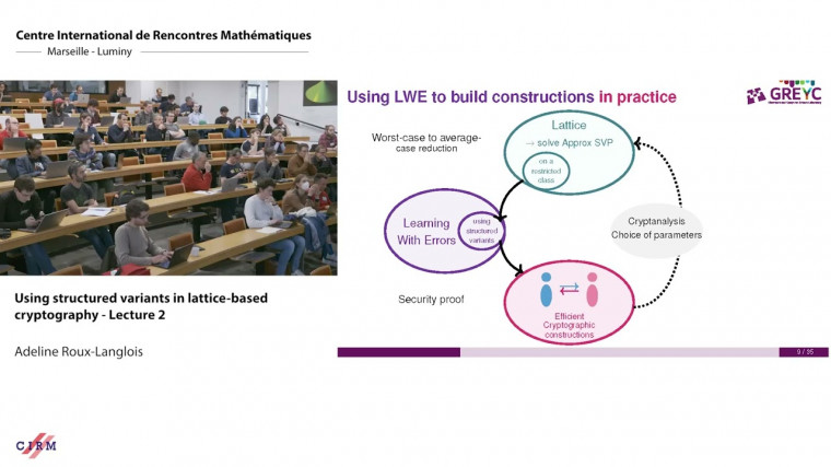 Using structured variants in lattice-based cryptography - lecture 2