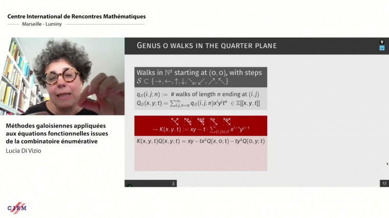 Méthodes galoisiennes appliquées aux équations fonctionnelles issues de la combinatoire énumérative