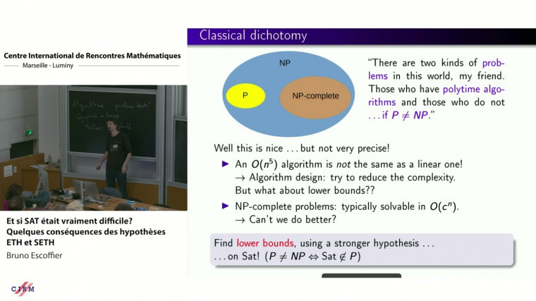 Et si SAT était vraiment difficile? Quelques conséquences des hypothèses ETH et SETH