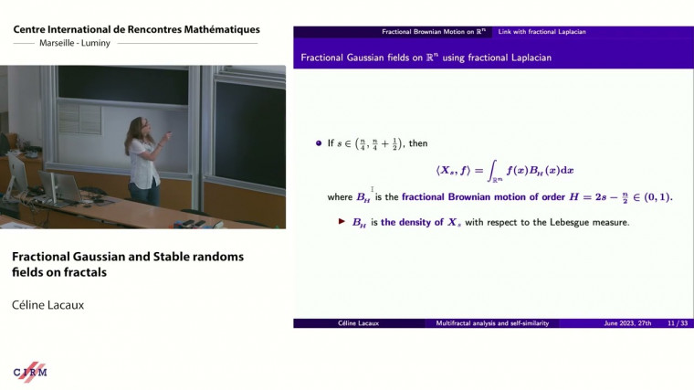 Fractional Gaussian and Stable randoms fields on fractals
