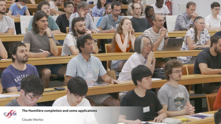 The Humilière completion and some applications